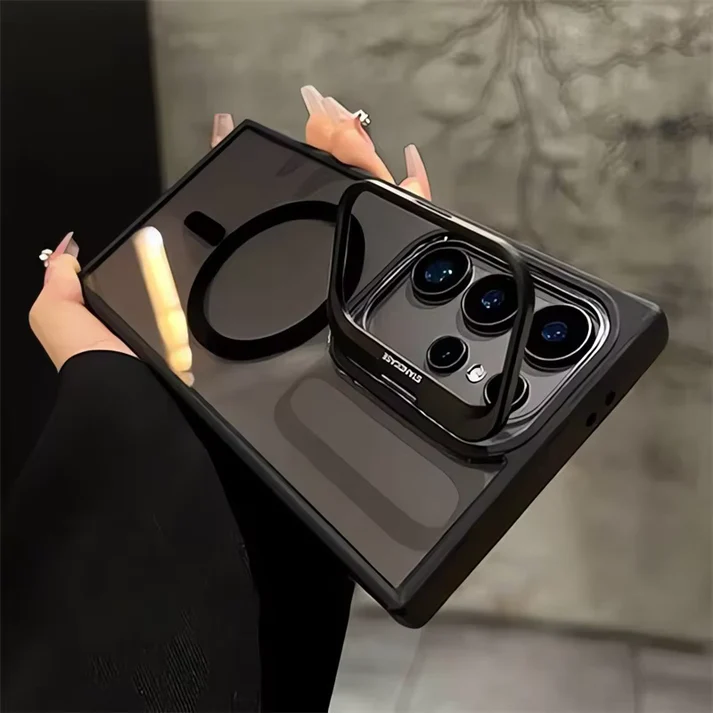 Luxury Camera Lens Flip Bracket Case - Samsung Series - Image 3