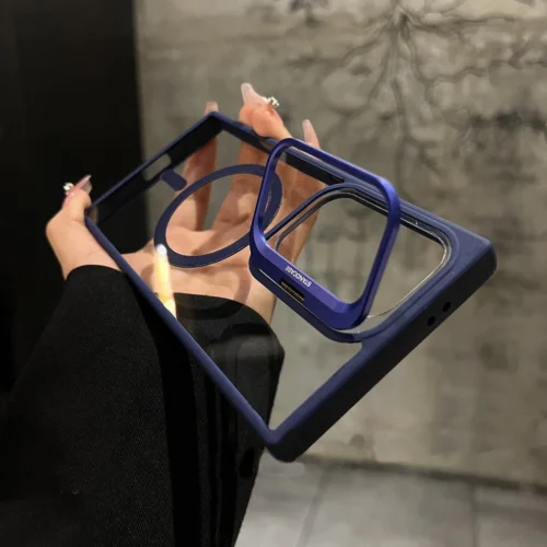 Luxury Camera Lens Flip Bracket Case - Samsung Series