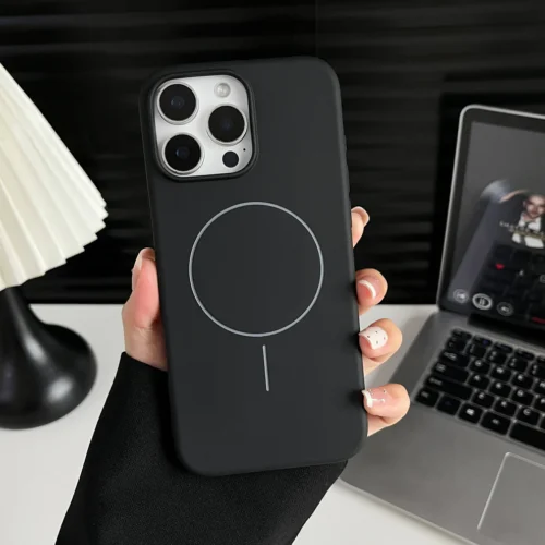 Soft Silicon TPU Shockproof & Protective Mag-Safe Case - iPhone